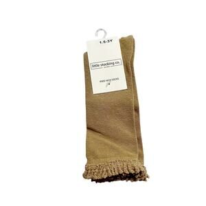 NWT Little Stocking Co Lace Knee Socks Size 1.5-3 years